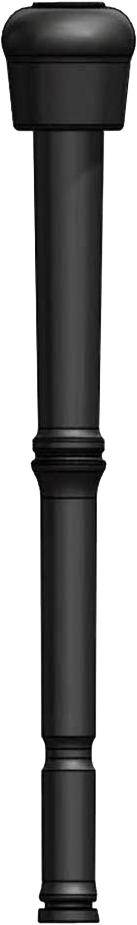 Oblikovana mlečna cev fi20 34,5x500x97mm
