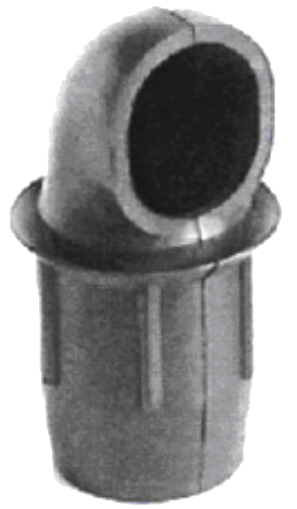 Vstopno koleno guma fi 63 x 76 mm