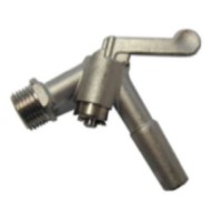 Vakuumski ventil kotni 3/8'' ZN