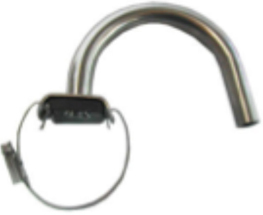 Vstopni priključek inox U objem. fi31-53mm/14x16mm