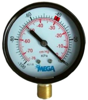 Manometer vakuuma fi 63 mm lakirana pločevina