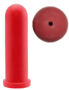 Sesek 100 mm rdeč okrogla odprtina