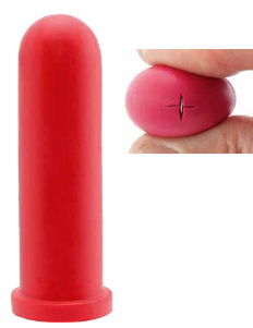Sesek 100 mm rdeč križna odprtina