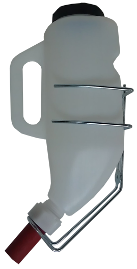 Napajalna plastenka za krmo z nosilcem - 2,5 l Napajalna plastenka za krmo z nosilcem - 2,5 l
