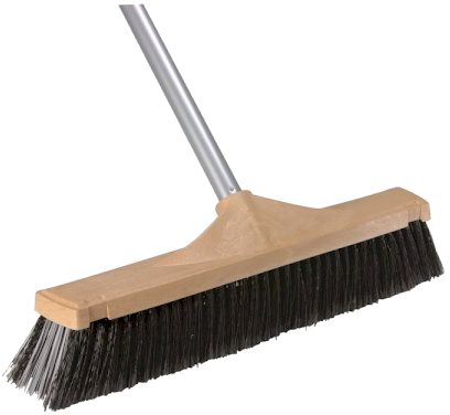 Metla dvoriščna 45 cm z ročajem