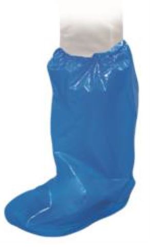 Zaščita za čevlje visoka 38 cm PE modra - 100/1 Zaščita za čevlje visoka 38 cm PE modra - 100/1